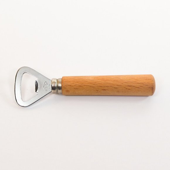 Vintage PPL Pedrini Italy Bottle Opener Bar Barware Tool Wood Handle RARE - Picture 1 of 7